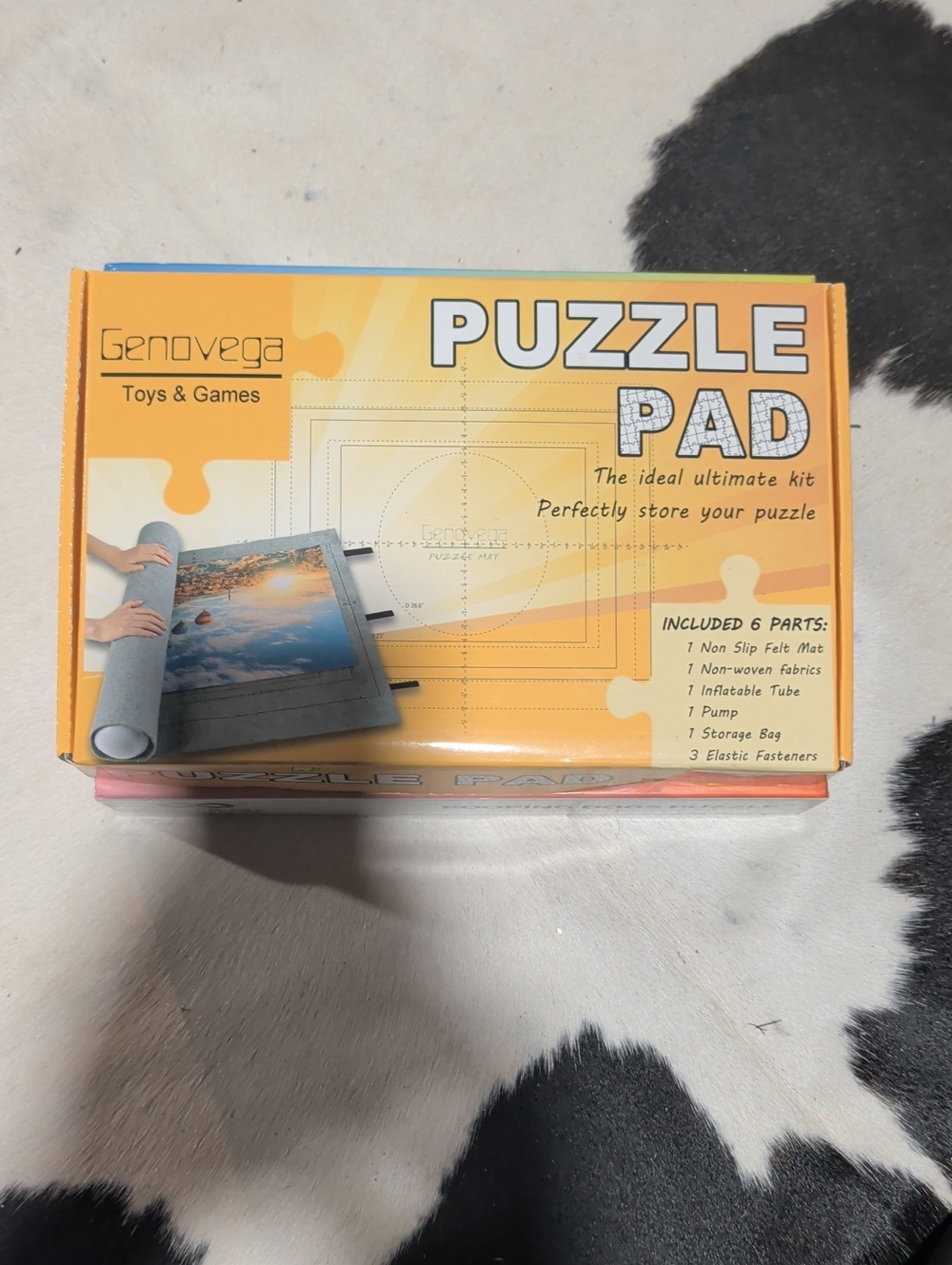 Puzzle Pad - Orange Puzzle Storage Mat